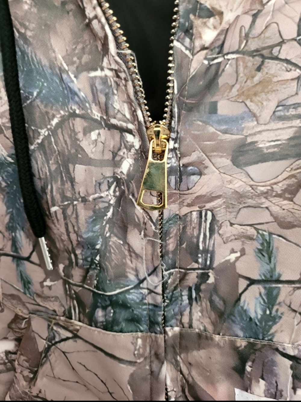 Realtree-style Camo Zip Hoodie - Picture 3 of 9